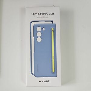 Galaxy Z Fold5 Slim S-pen Case｜ブルー｜スマホケース｜Samsung純正 国内正規品