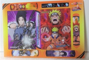 NARUTO　ポケットファイルダス　ヤマトのキラカード付き　うちはサスケ　うずまきナルト　テンゾウ　カード収納