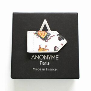 ANONYME × POGGY THE MAN money clip white 