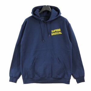 SUPER RADICAL スーパーラディカル Go To Hell Hoodie プルオーバー パーカー L ネイビー