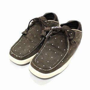 VISVIM ビズビム POLKE-LO ドット スニーカー US10 ブラウン