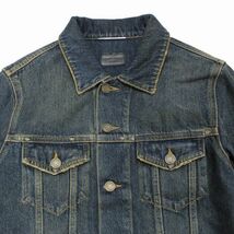 SAINT LAURENTPARIS サン ローラン パリ 15SS Damaged Denim Jacket デニムジャケット XS インディゴ_画像3