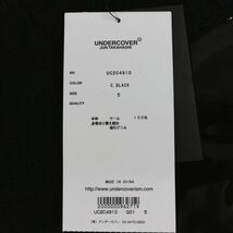 UNDERCOVER アンダーカバー 23AW PVC切替ラグランニット 5 ブラック_画像4