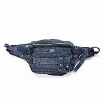 Porter Classic ポーター クラシック SUPER NYLON WAIST BAG スーパーナイロンウエストバッグ インディゴ_画像1