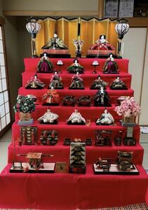 【高級雛人形】購入時80万　三喜作 七段飾り 15人飾り 7段 愛知県 直接取引歓迎 日本人形 久月
