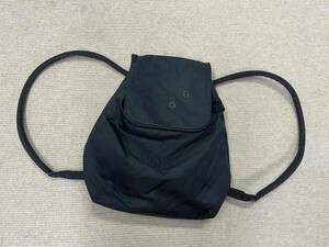 【Y’s/ワイズ】Nylon Rucksack Bag BLACK ナイロン ブラック リュックサック デイパック バッグ Yohji Yamamoto ヨウジヤマモト