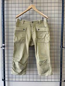 【narifuri/ナリフリ】Bicycle Pants sizeS 裏メッシュ 七分丈 タンクパンツ ストレッチ素材 ビッグポケット サイクルパンツ ボトムス