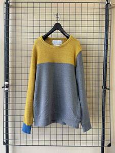 【DISCOVERED × MEZLAD PSYZYE/ディスカバード×メスラドサイジ】Knit×Sweat Crewneck 2 キッドモヘア ニット×スウェット クルーネック