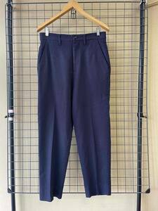【Name./ネーム】HOUNDTOOTH PLAID TAPARED TROUSERS size1 MADE IN JAPAN ウール 千鳥格子 トラウざー スラックス パンツ
