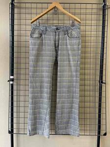 【OAKLEY/オークリー】Stretch Check Pants Straight Fit size32 ストレッチ素材 チェックパンツ ストレートフィット トラウザー