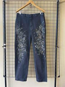 【Soe/ソーイ】READY TO WEAR Paint Work Pants size2 MADE IN JAPAN ペイント ペンキ加工 ワークパンツ チノパンツ トラウザー