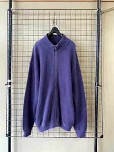 【crepuscule/クレプスキュール】DRIVERS KNIT Cardigan size2 PURPLE MADE IN JAPAN ドライバーズニット コットン カーディガン パープル