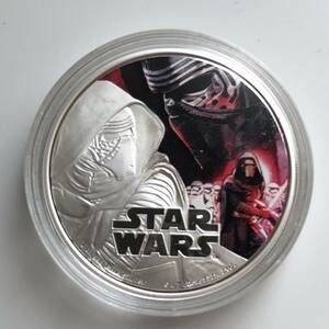 NIUE 2016 STAR WARS 2ドル銀貨　1 oz 999 Fine silver no.45