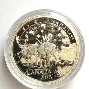 CANADA 2015 20ドル銀貨 no.57