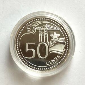 シンガポール　2013 50セント銀貨　no.69