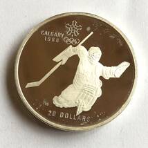 CANADA　1988 カルガリーオリンピック　20ドル銀貨　4枚セット　no.5_画像2