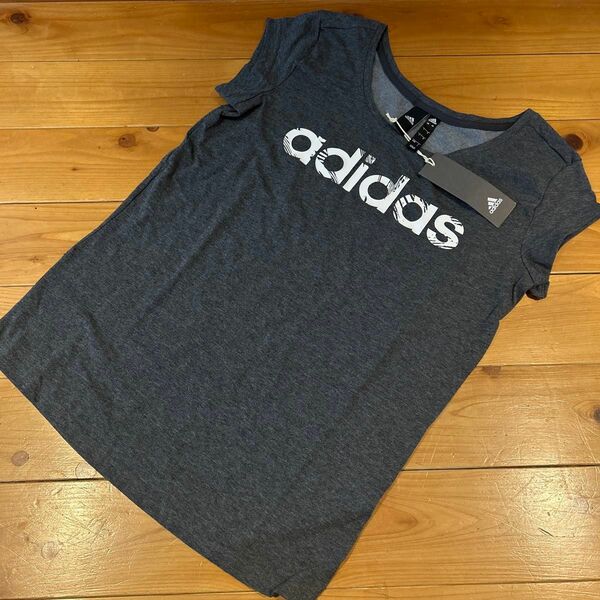 adidas 半袖TシャツレディースＬサイズ