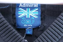 【美品】Admiral(アドミラル) ベスト 黒 メンズ L ゴルフ用品 2402-0011 中古_画像2
