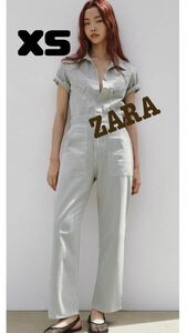 オールインワン つなぎ　ZARA ザラ　新品未使用　XS デニム