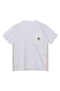 sacai Carhartt WIP T-Shirt サカイ カーハート コラボ Tシャツ サイズ1 ホワイト 新品未使用品