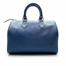 LOUIS VUITTON ルイヴィトン M43015 スピーディ25 エピ トレドブルー 青 ボストンバッグ ハンドバッグ レディース かばん 管理RY24000627_画像1