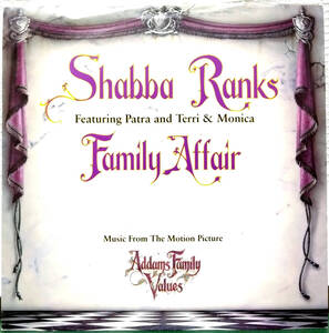 試聴 UK 7inch. ダンスホール Sly & The Family Stoneカバー SHABBA RANKS feat. PATRA / FAMILY AFFAIR □reggae ラガ rap45 hip hop