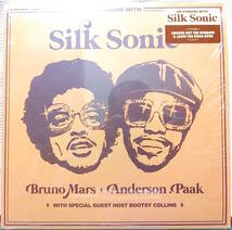 試聴 LP シュリンク付き SILK SONIC / AN EVENING WITH □Bruno Mars Anderson Paak ブルーノ・マーズ シルク・ソニック_画像1