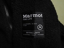 新品正規 Marmot マーモット 海外限定 ジップアップ ボアフリース/もこもこアウター ジャケット メンズ85(XS)ブラック(BK) KW9901_画像9