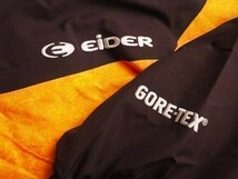 新品正規39000円 EiDER アイダー GORE-TEX ゴアテックス 完全防水 止水ファスナー ジャケット レディースSマンゴー(O2) DWU14722_画像5