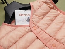 新品正規13900円 Marmot マーモット 18 Casper プレミアムグースダウン ベスト/インナーダウン レディース95(M)ピンク(PI) VSW8503_画像4