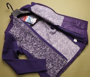新品正規 ノースフェイス 海外限定 裏起毛 ダブルフェイス フルジップ COCHAMO フリースジャケット レディースM(メンズS)紫(PUR)直営店購入