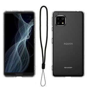 AQUOS sense5G SH-53A SHG03 SH-M17 TPUケース クリア ★