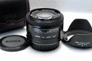 MINOLTA ミノルタ α専用 SIGMA製 24mm AF 高級単焦点レンズ 1:2.8 希少・完動品