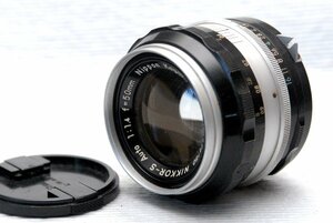 Nikon ニコン 純正 NIKKOR-S 50mm MF 高級単焦点レンズ 1:1.4 希少な作動品