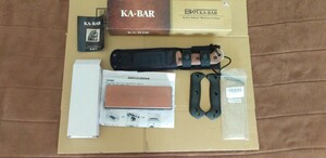 KA-BAR　BK-2　ハンドルセットマイカルタ　両面砥石　#1000　#4000