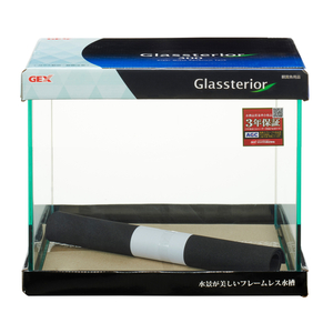 GEX　グラステリア 250水槽 3年保証　　　プレゼントは「GEX　ロカボーイMの飼育セット」です。　