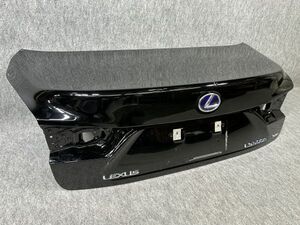 レクサス LS500h VXFA50 VXFA55 AWD 純正 トランクパネル リアエンブレム 64401-50320 黒 ブラック 212 良品/変形凹凸なし 管理19950