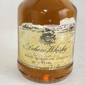 SN0602-14I ROBERT BROWN Deluxe Whisky 750ml 43％ ロバートブラウン キリンシーグラム ウイスキー 古酒の画像2