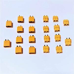 XT-60 コネクター ラジコン バッテリー プラグ オス メス(10SET)★送料140円~★