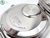 2402530036　＃ SEIKO セイコー QT 3803-8000 クォーツ QZ 3針 デイデイト アナログ 腕時計 青文字盤 ブルー ヴィンテージ 中古_画像7