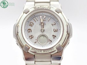 2402280435　＃ CASIO カシオ Baby-G ベビーG BGA-1100 ソーラー 2針 アナデジ デジアナ 腕時計 白文字盤 ホワイト ヴィンテージ 中古