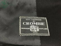 2402440676　＊ CROMBIE クロンビー コート カシミヤ 100％ ブラック 黒 レディース アウター 冬物 名前刺あり 中古_画像5