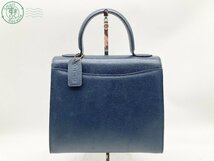 2402421319　♭ COACH コーチ 4417 ハンドバッグ 鞄 カバン レザー 手持ち ネイビー系 ストラップ欠品 レディース 中古_画像2