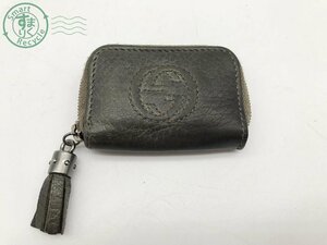 2402282388　▲ GUCCI グッチ コインケース 小銭入れ 財布 タッセル 緑色系 グリーン系 325943・2067 中古