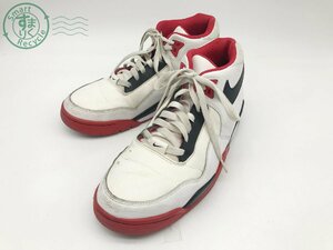 2402412669　▲ ナイキ NIKE AIR Flight メンズ スニーカー 靴 シューズ フライト レガシー BQ4212100 白 赤 黒 中古