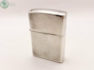 2402284256　△ 1円～！ ZIPPO ジッポー オイルライター STERLING スターリング シルバーカラー 着火未確認 中古 ジャンク