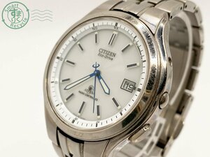 2402284757　▽ CITIZEN シチズン H415-T008631 アテッサ メンズ腕時計 Eco-Drive エコドライブ デイト ヴィンテージ