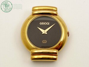 2402644713　▽ GUCCI グッチ 5300L レディース 腕時計 QZ クォーツ ゴールド 黒 ブラック文字盤 ヴィンテージ フェイスのみ