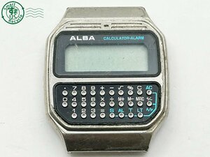 2402534970　◇ SEIKO セイコー ALBA アルバ CALCULATOR-ALARM カリキュレーターアラーム Y739-5000 フェイスのみ メンズ QZ 腕時計 中古