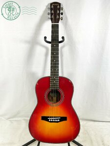 2402650098　■ Morris モーリス L-A1CS ミニアコースティックギター アコギ レッド 01111310 弦楽器 ケース付き 現状品